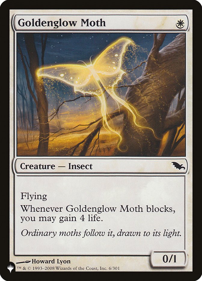 Goldenglow Moth [The List] - The Mythic Store | 24h Order Processing