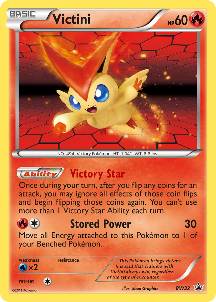 Victini (BW32) [Black & White: Black Star Promos] - The Mythic Store | 24h Order Processing