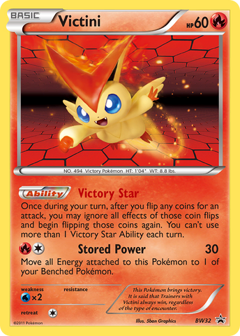 Victini (BW32) [Black & White: Black Star Promos] - The Mythic Store | 24h Order Processing