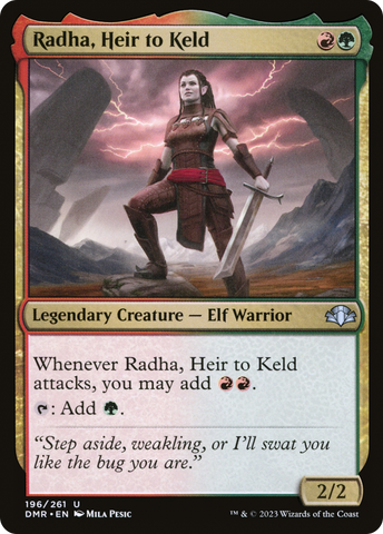 Radha, Heir to Keld [Dominaria Remastered] - The Mythic Store | 24h Order Processing
