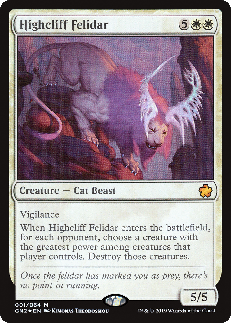 Highcliff Felidar [Game Night 2019] - The Mythic Store | 24h Order Processing