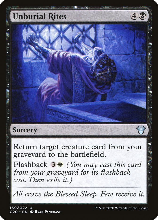 Unburial Rites [Commander 2020] - The Mythic Store | 24h Order Processing