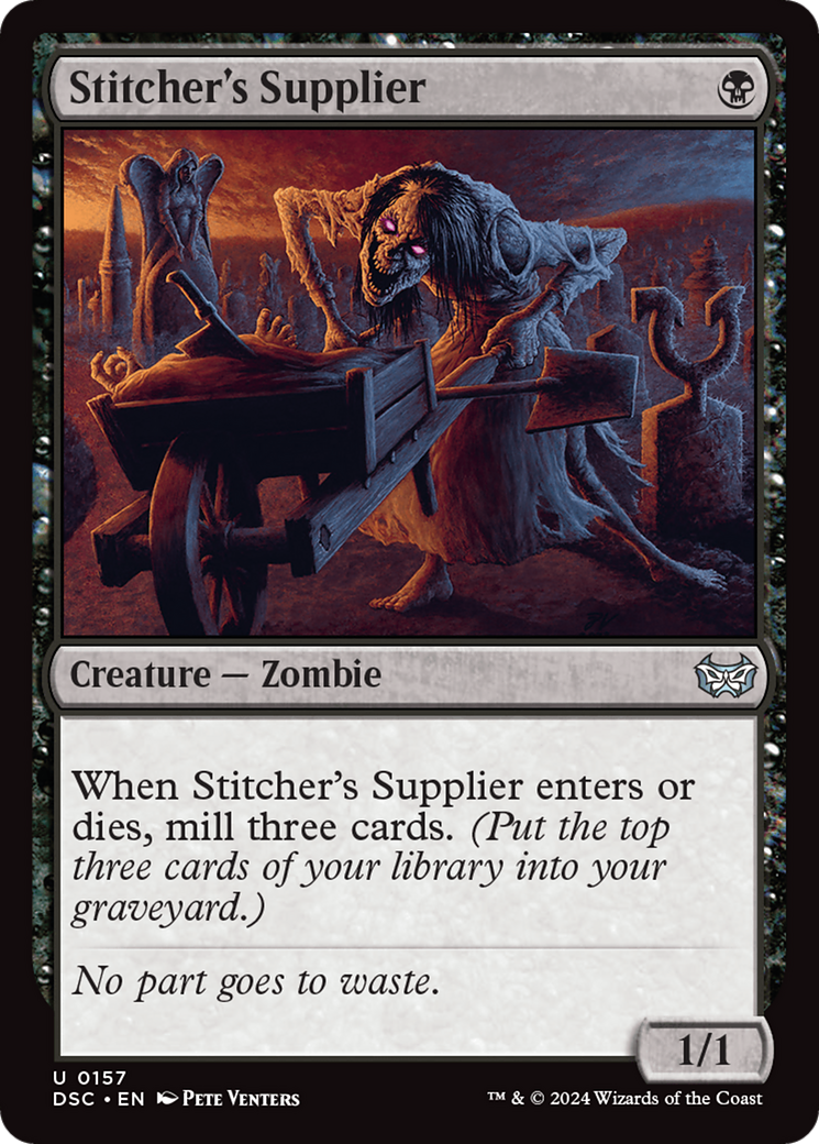 Stitcher's Supplier [Duskmourn: House of Horror Commander] - The Mythic Store | 24h Order Processing