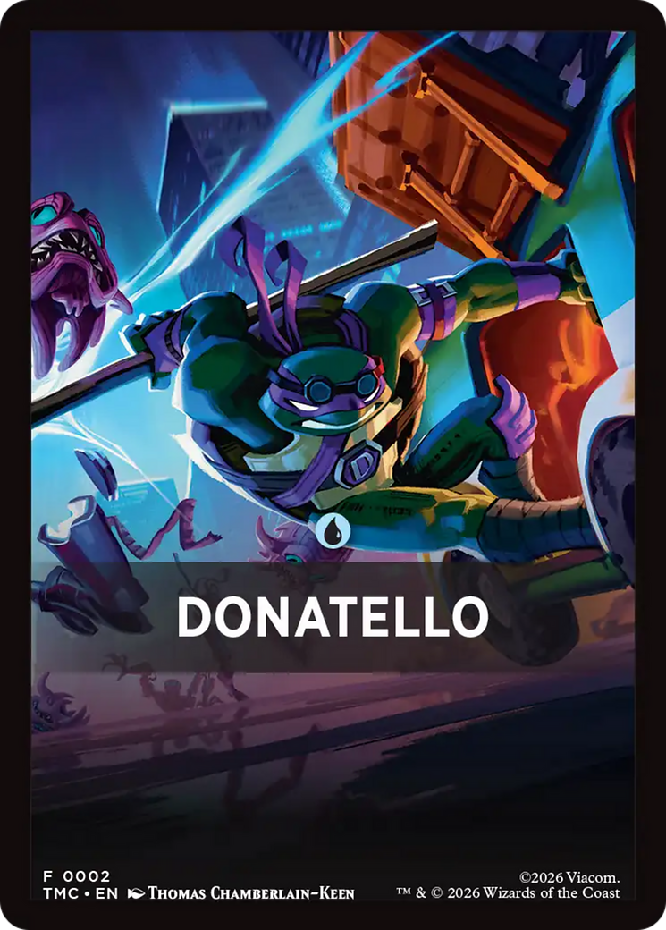 Donatello Theme Card [Teenage Mutant Ninja Turtles Commander Tokens] - The Mythic Store | 24h Order Processing