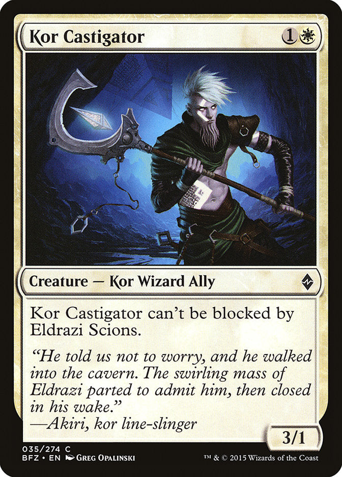 Kor Castigator [Battle for Zendikar] - The Mythic Store | 24h Order Processing