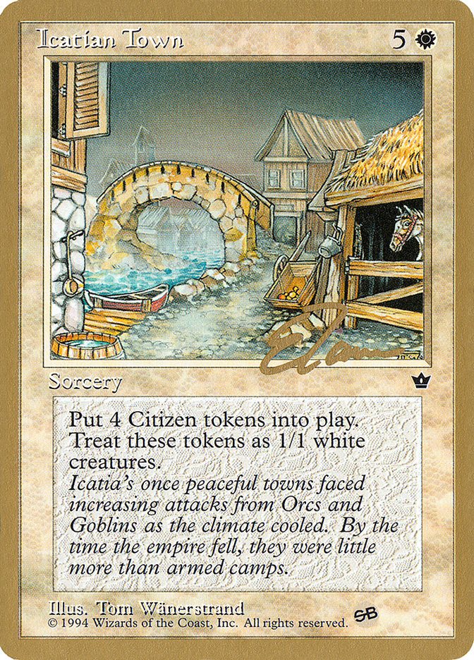 Icatian Town (Eric Tam) (SB) [Pro Tour Collector Set] - The Mythic Store | 24h Order Processing