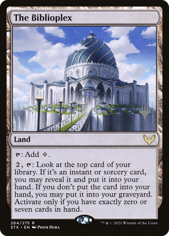 The Biblioplex (Promo Pack) [Strixhaven: School of Mages Promos] - The Mythic Store | 24h Order Processing