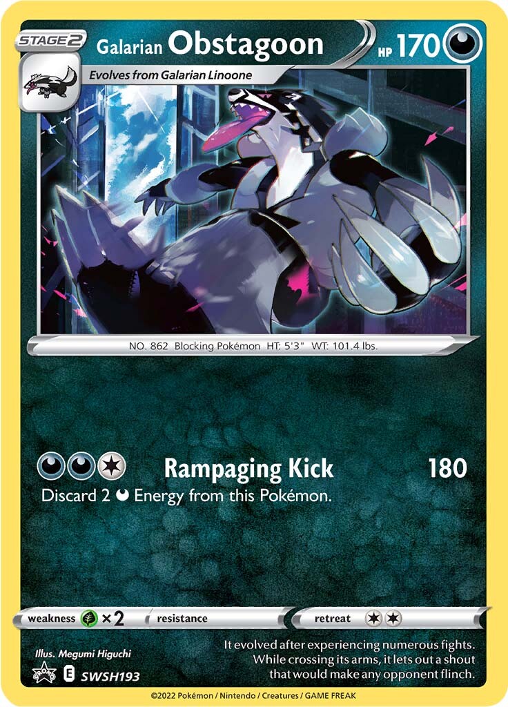 Galarian Obstagoon (SWSH193) [Sword & Shield: Black Star Promos] - The Mythic Store | 24h Order Processing