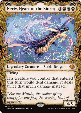 Neriv, Heart of the Storm (Showcase) [Tarkir: Dragonstorm] - The Mythic Store | 24h Order Processing