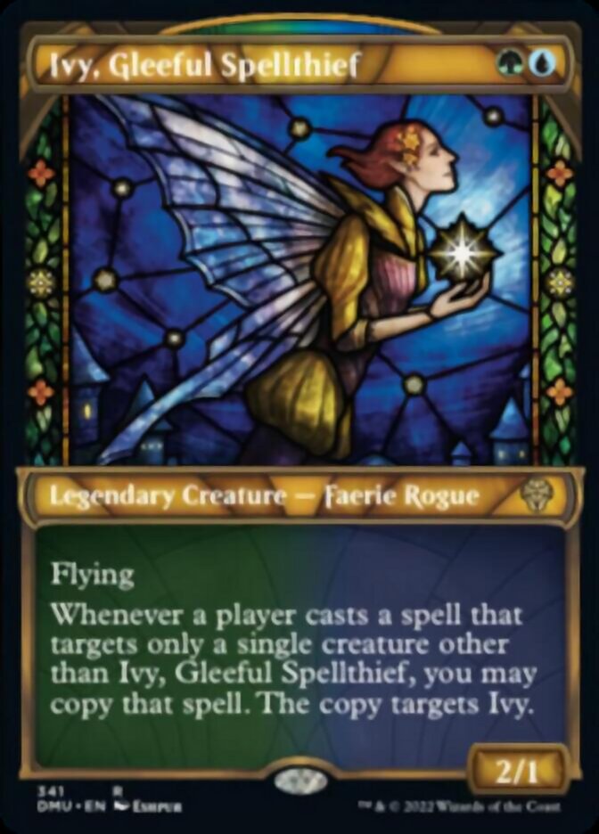 Ivy, Gleeful Spellthief (Showcase Textured) [Dominaria United] - The Mythic Store | 24h Order Processing