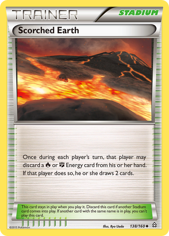 Scorched Earth (138/160) [XY: Primal Clash] - The Mythic Store | 24h Order Processing