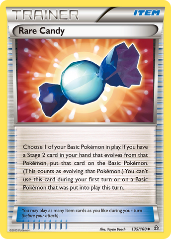 Rare Candy (135/160) [XY: Primal Clash] - The Mythic Store | 24h Order Processing