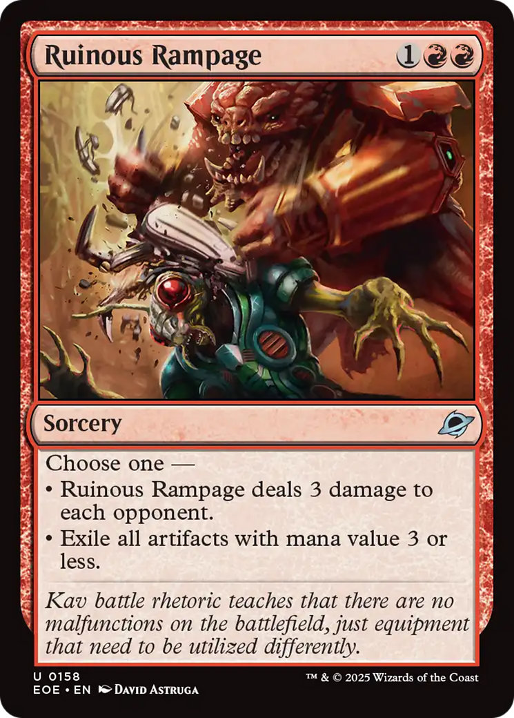 Ruinous Rampage [Edge of Eternities] - The Mythic Store | 24h Order Processing