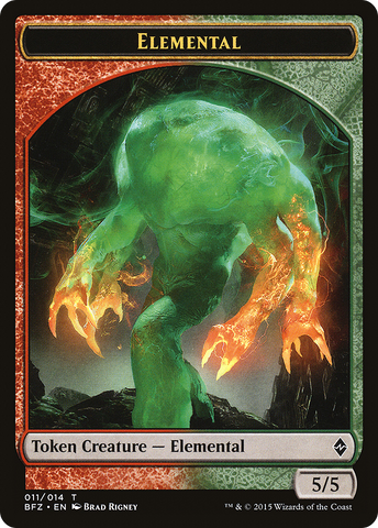 Elemental Token (011/014) [Battle for Zendikar Tokens] - The Mythic Store | 24h Order Processing