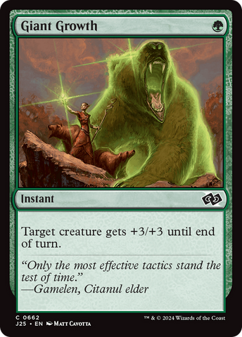 Giant Growth [Foundations Jumpstart] - The Mythic Store | 24h Order Processing