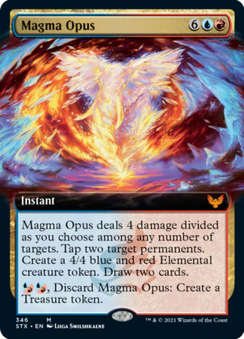 Magma Opus (Extended Art) [Strixhaven: School of Mages] - The Mythic Store | 24h Order Processing