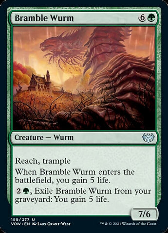 Bramble Wurm [Innistrad: Crimson Vow] - The Mythic Store | 24h Order Processing