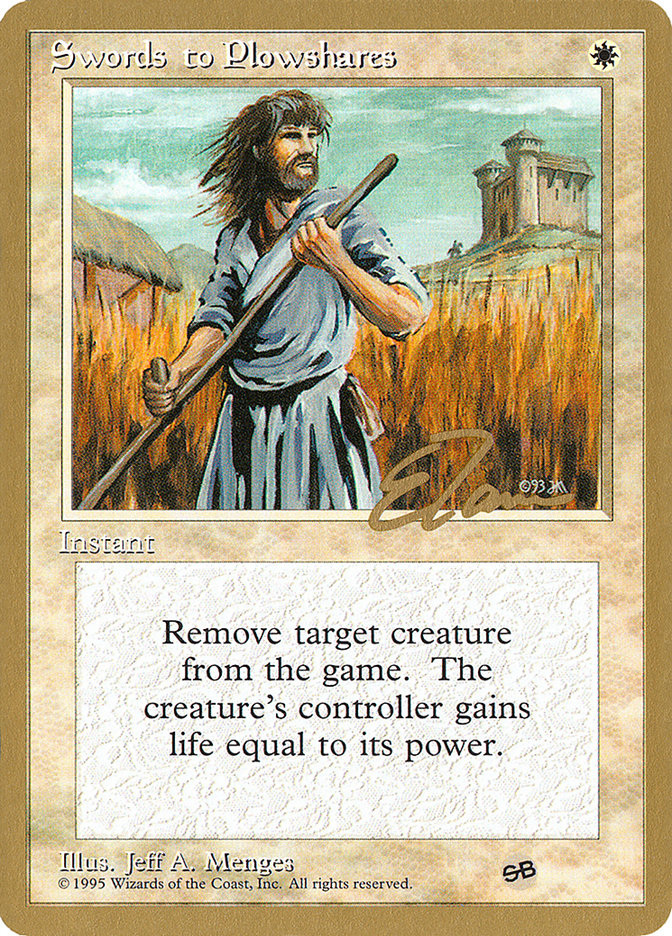 Swords to Plowshares (Eric Tam) (SB) [Pro Tour Collector Set] - The Mythic Store | 24h Order Processing