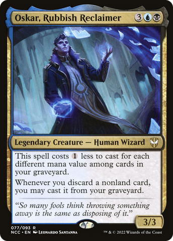 Oskar, Rubbish Reclaimer [Streets of New Capenna Commander] - The Mythic Store | 24h Order Processing