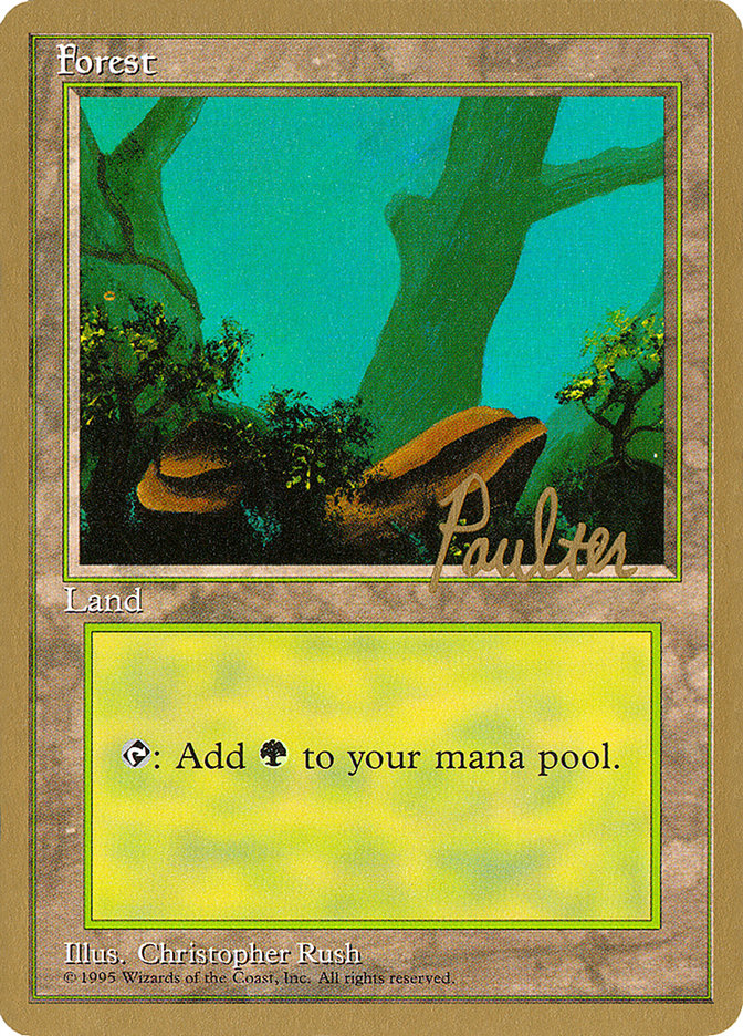 Forest (pp378) (Preston Poulter) [Pro Tour Collector Set] - The Mythic Store | 24h Order Processing