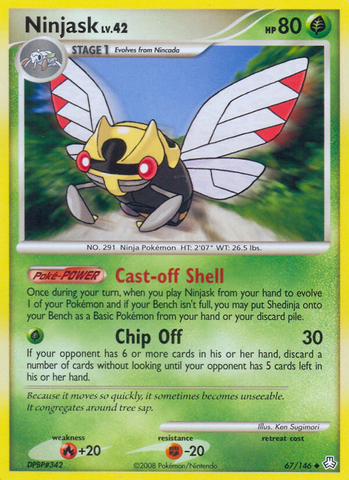 Ninjask (67/146) [Diamond & Pearl: Legends Awakened] - The Mythic Store | 24h Order Processing