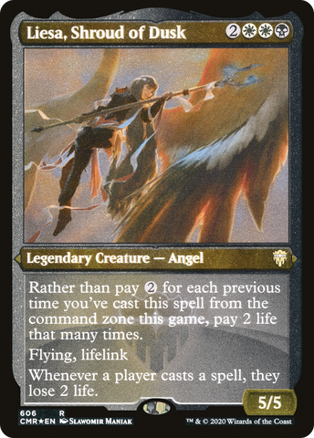 Liesa, Shroud of Dusk (Etched) [Commander Legends] - The Mythic Store | 24h Order Processing