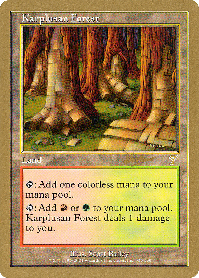 Karplusan Forest (Sim Han How) [World Championship Decks 2002] - The Mythic Store | 24h Order Processing