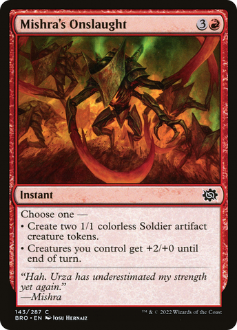 Mishra's Onslaught [The Brothers' War] - The Mythic Store | 24h Order Processing