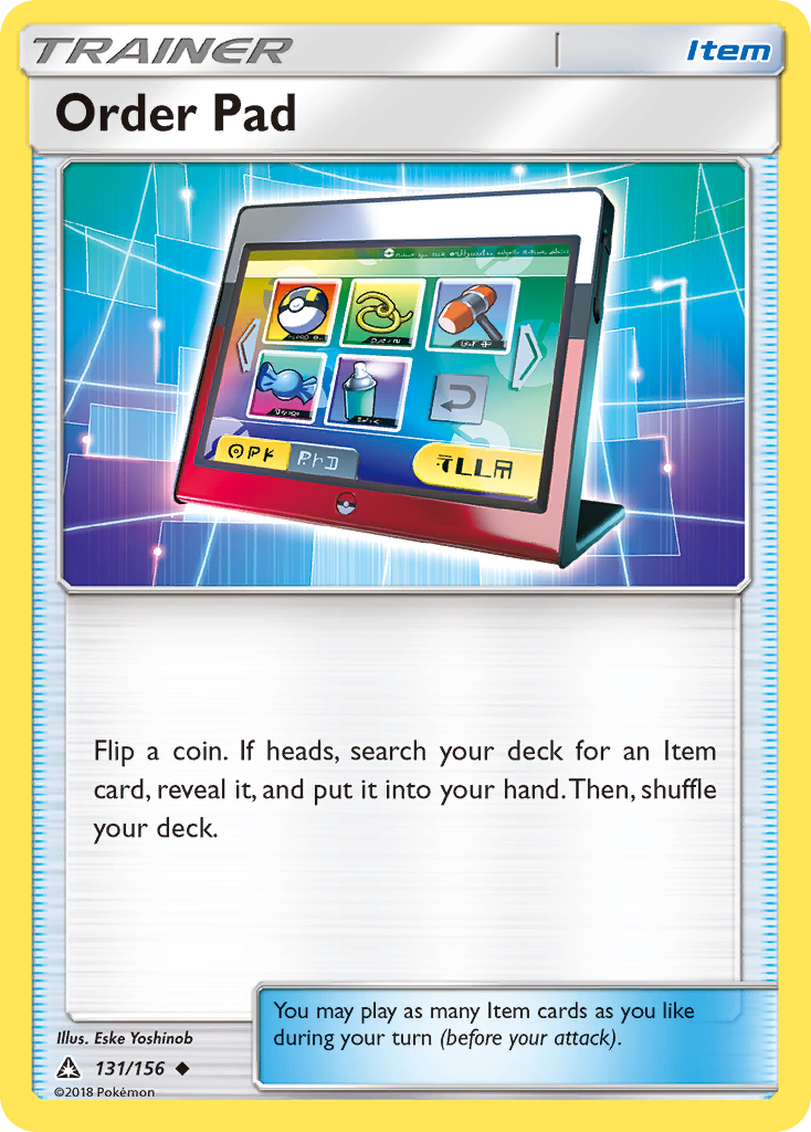 Order Pad (131/156) [Sun & Moon: Ultra Prism] - The Mythic Store | 24h Order Processing