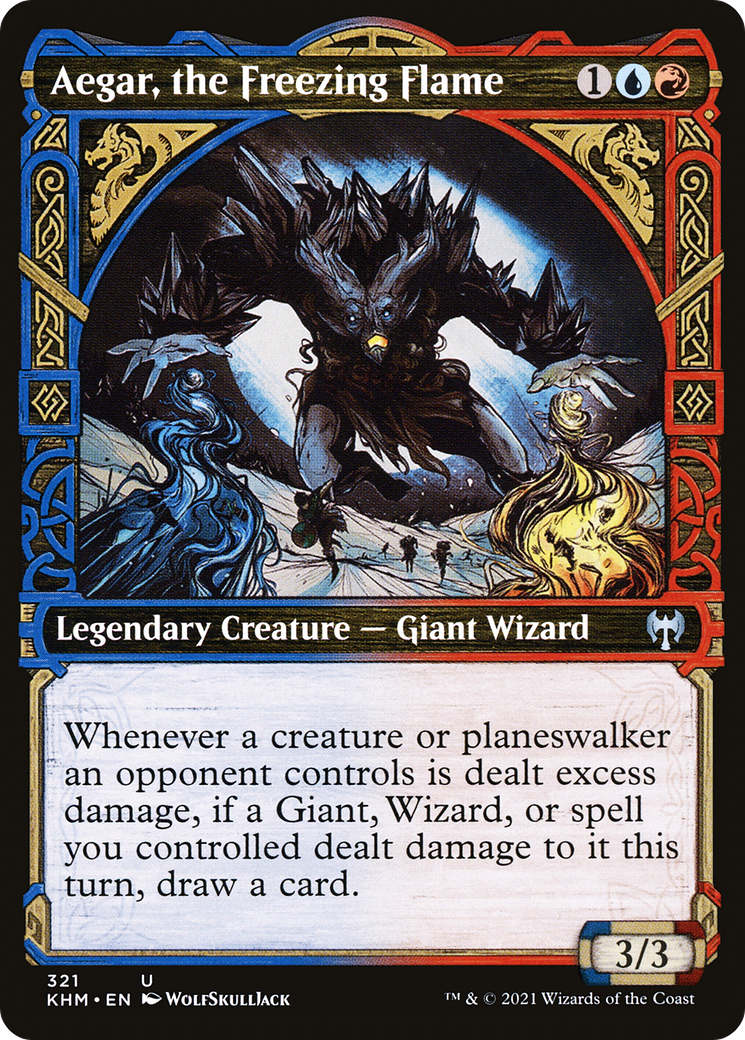 Aegar, the Freezing Flame (Showcase) [Kaldheim] - The Mythic Store | 24h Order Processing