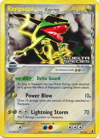 Rayquaza (13/113) (Delta Species) (Stamped) [EX: Delta Species] - The Mythic Store | 24h Order Processing