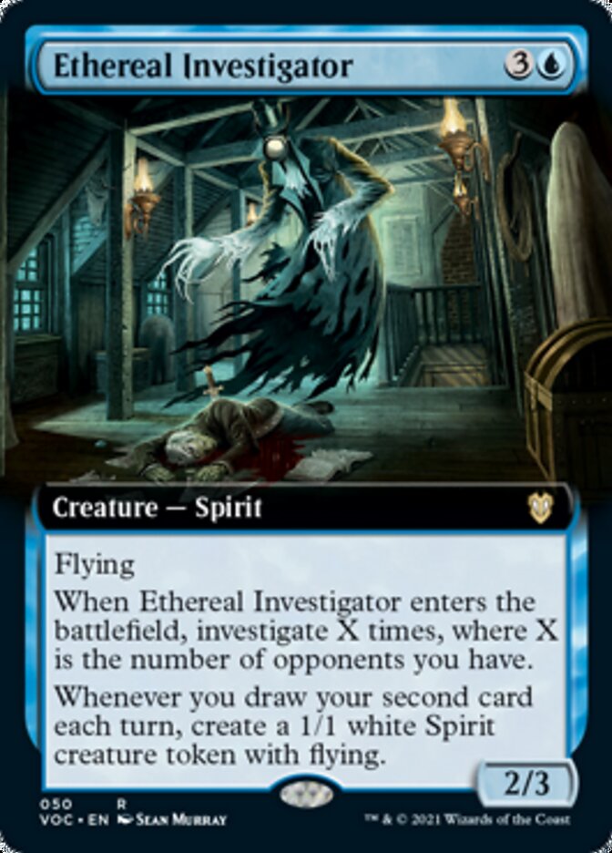 Ethereal Investigator (Extended Art) [Innistrad: Crimson Vow Commander] - The Mythic Store | 24h Order Processing