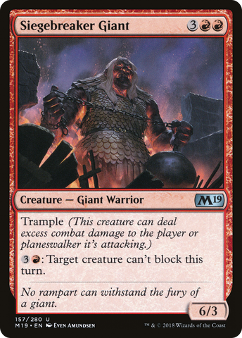 Siegebreaker Giant [Core Set 2019] - The Mythic Store | 24h Order Processing