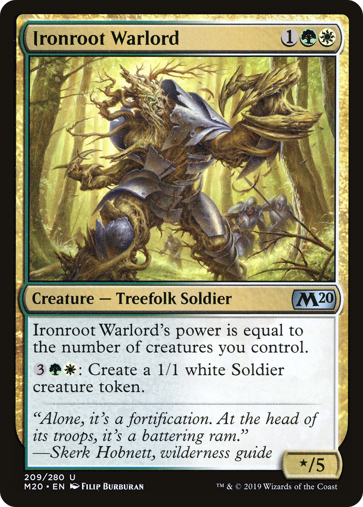 Ironroot Warlord [Core Set 2020] - The Mythic Store | 24h Order Processing
