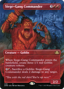 Siege-Gang Commander (Borderless Alternate Art) [Dominaria Remastered] - The Mythic Store | 24h Order Processing