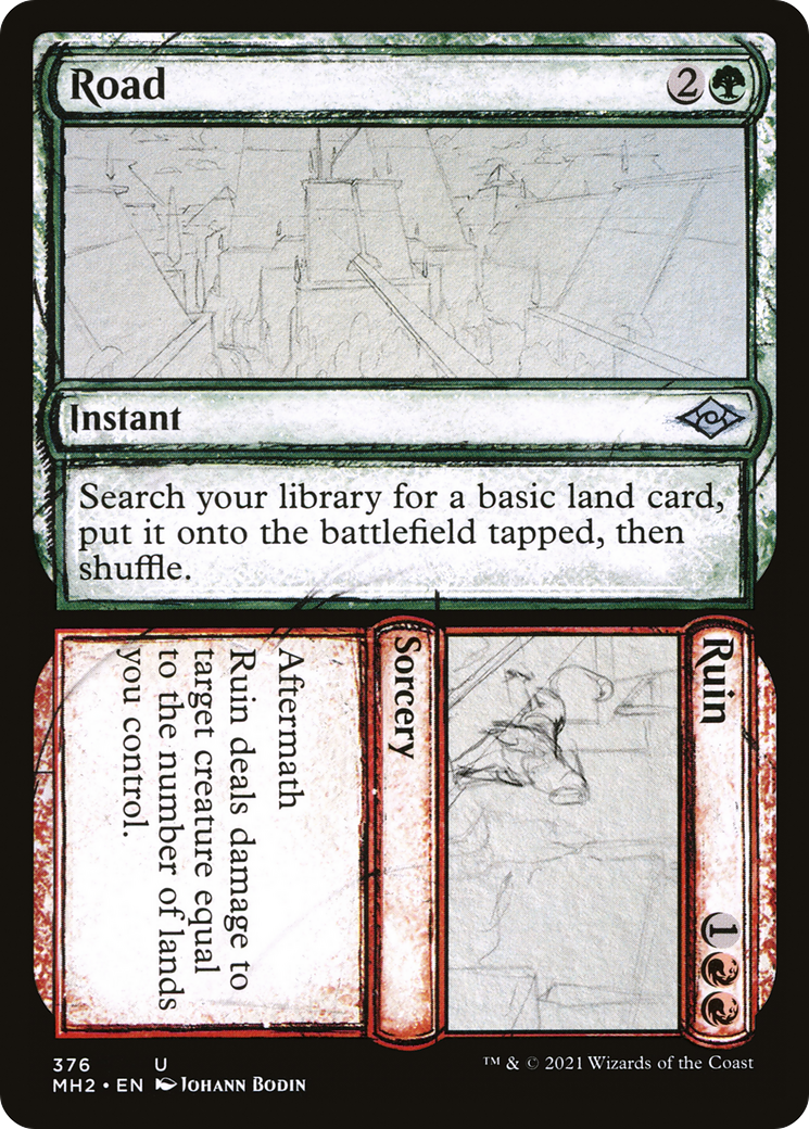Road // Ruin (Sketch) [Modern Horizons 2] - The Mythic Store | 24h Order Processing