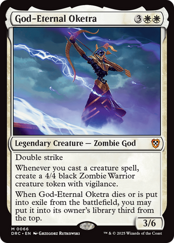 God-Eternal Oketra [Aetherdrift Commander] - The Mythic Store | 24h Order Processing
