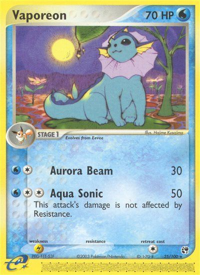 Vaporeon (25/100) [EX: Sandstorm] - The Mythic Store | 24h Order Processing