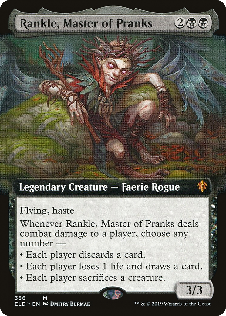 Rankle, Master of Pranks (Extended Art) [Throne of Eldraine] - The Mythic Store | 24h Order Processing