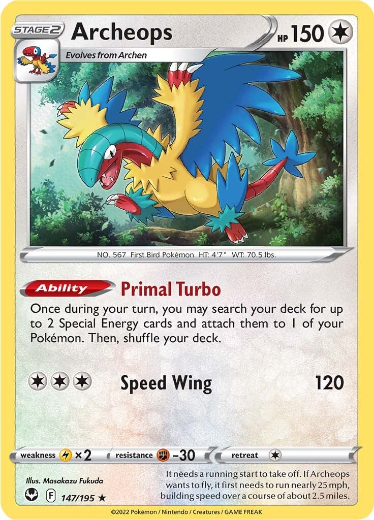 Archeops (147/195) [Sword & Shield: Silver Tempest] - The Mythic Store | 24h Order Processing