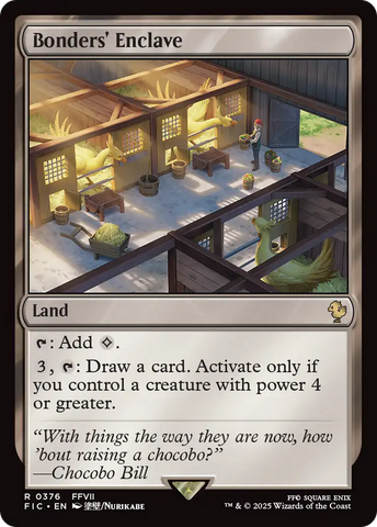 Bonders' Enclave [FINAL FANTASY Commander] - The Mythic Store | 24h Order Processing