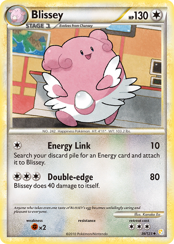 Blissey (36/123) [HeartGold & SoulSilver: Base Set] - The Mythic Store | 24h Order Processing
