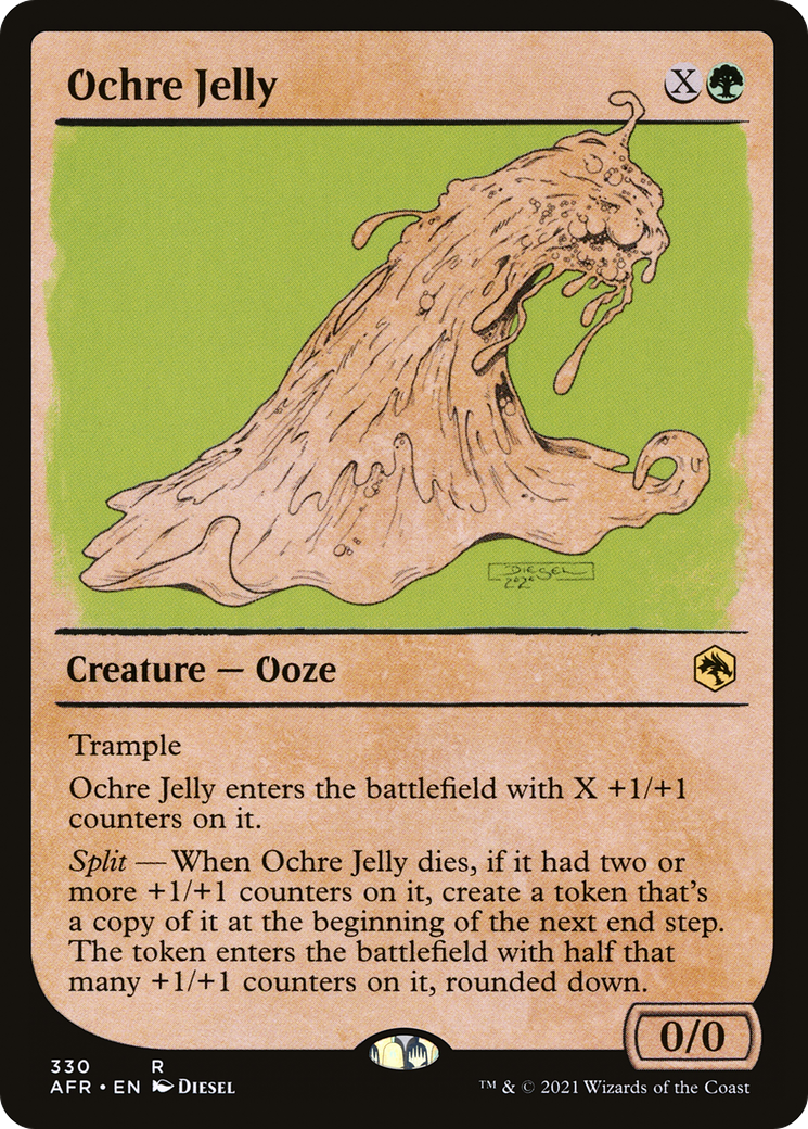 Ochre Jelly (Showcase) [Dungeons & Dragons: Adventures in the Forgotten Realms] - The Mythic Store | 24h Order Processing