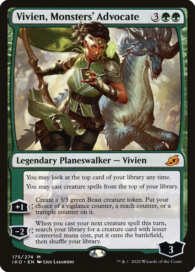 Vivien, Monsters' Advocate [Ikoria: Lair of Behemoths] - The Mythic Store | 24h Order Processing