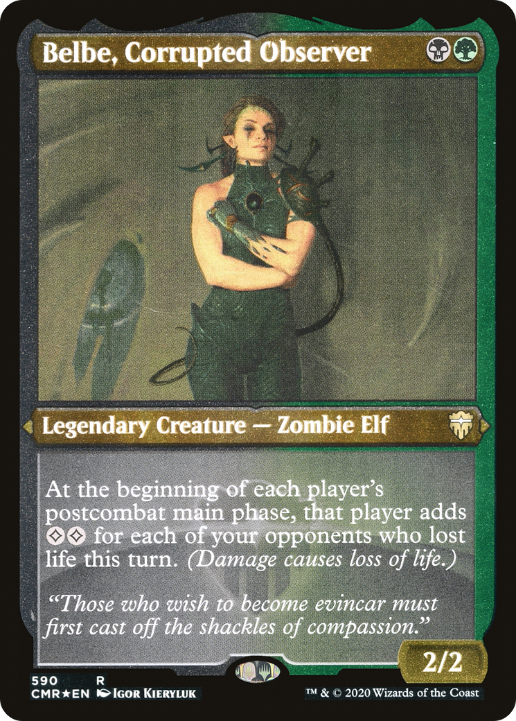 Belbe, Corrupted Observer (Etched) [Commander Legends] - The Mythic Store | 24h Order Processing