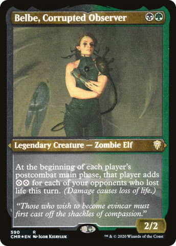 Belbe, Corrupted Observer (Etched) [Commander Legends] - The Mythic Store | 24h Order Processing