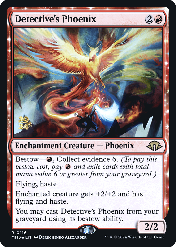 Detective's Phoenix [Modern Horizons 3 Prerelease Promos] - The Mythic Store | 24h Order Processing