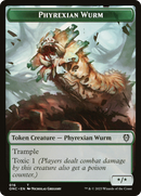 Phyrexian Wurm // Phyrexian Horror Double-Sided Token [Phyrexia: All Will Be One Commander Tokens] - The Mythic Store | 24h Order Processing