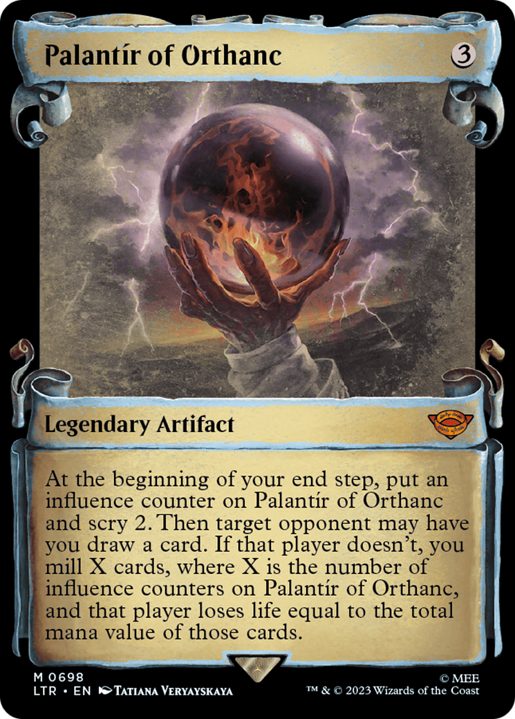 Palantir of Orthanc [The Lord of the Rings: Tales of Middle-Earth Showcase Scrolls] - The Mythic Store | 24h Order Processing