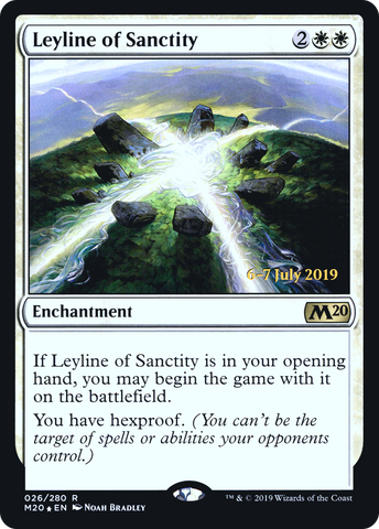 Leyline of Sanctity [Core Set 2020 Prerelease Promos] - The Mythic Store | 24h Order Processing